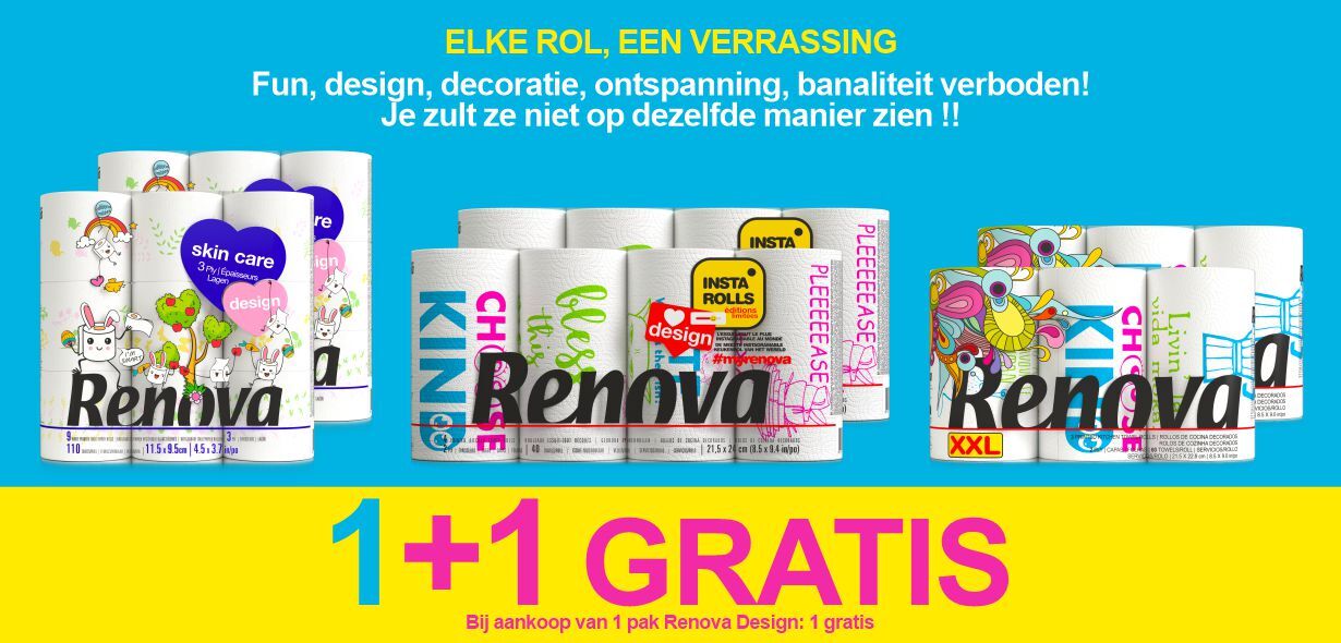 Renova Design toiletpapier/ keukenpapier