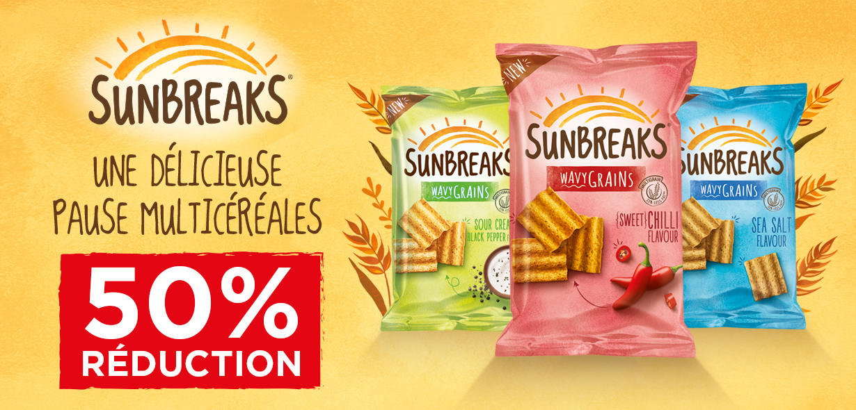 Sunbreaks Wavy Grains 50% remboursés