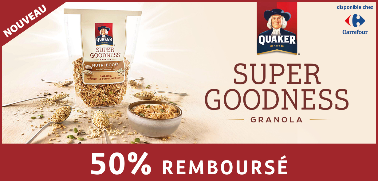 Quaker Super Goodness Granola