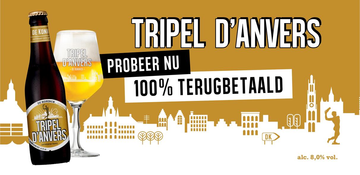 1 flesje Tripel d'Anvers