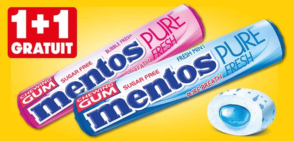 Mentos rouleau chewing-gum